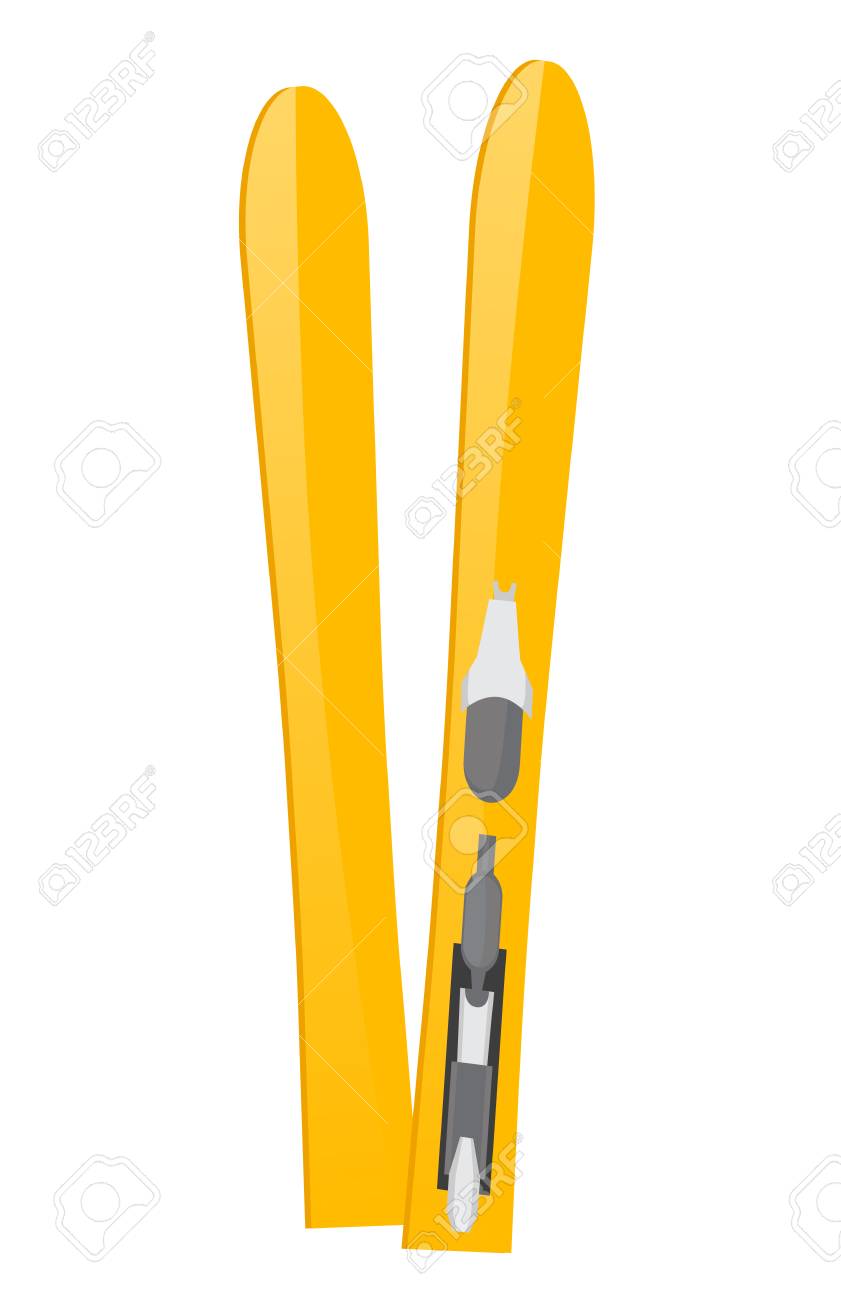 Mountain Skis Skiing Equipment Vector Cartoon Illustration Royalty Free Cliparts Vectors And Stock Illustration Image