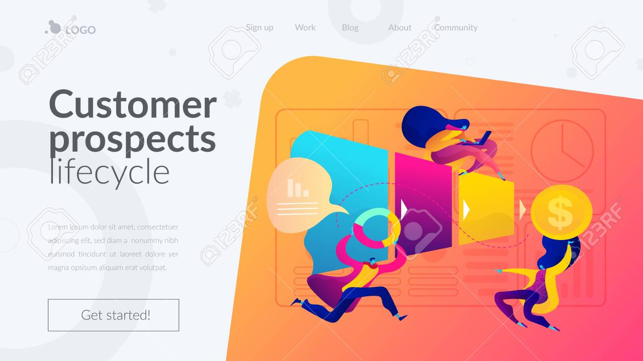 sales pipeline management landing page template pipeline management template