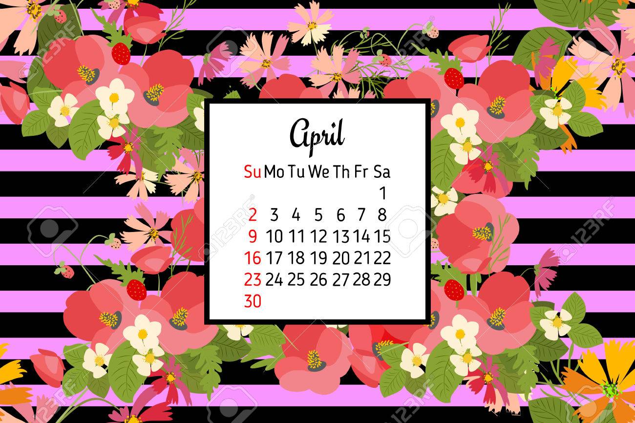 花ポピーやコスモス イチゴ背景ベクトルのイラスト ミモザ 花 桜 桜 マグノリア 春背景花のグリーティング カードの葉の小枝 カレンダー 17年 4 月 の写真素材 画像素材 Image