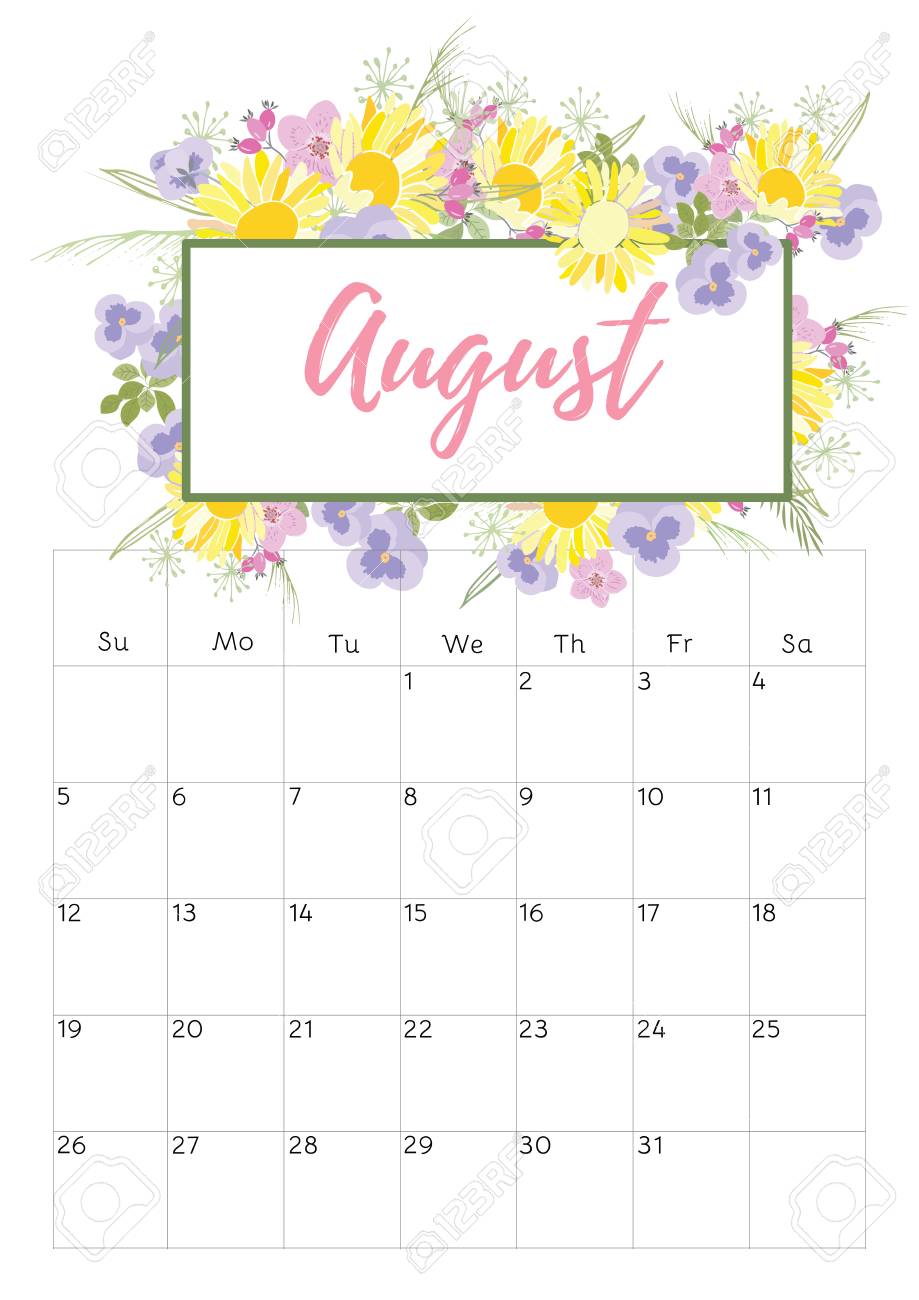 plain calendar 2018