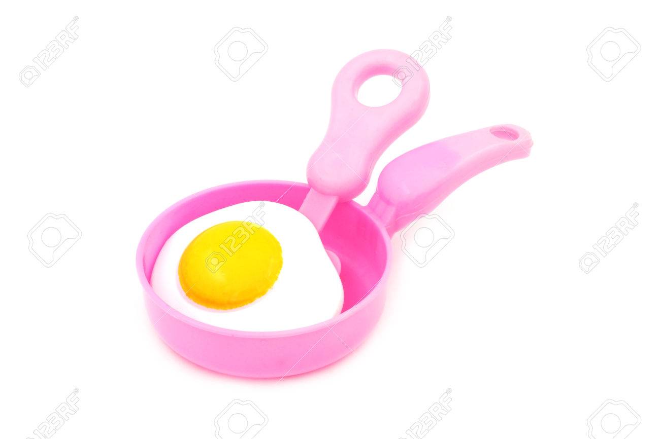 plastic frying pan toy