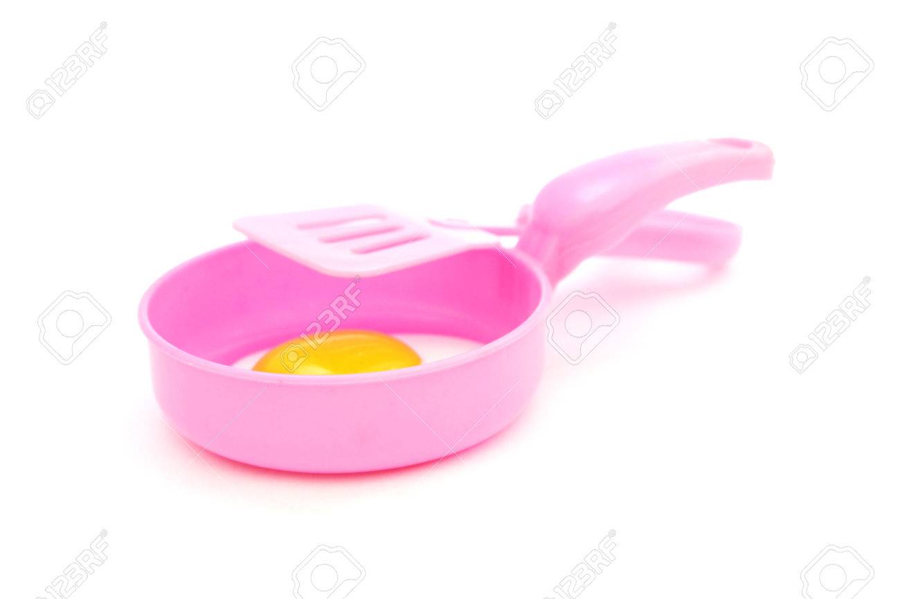 plastic frying pan toy