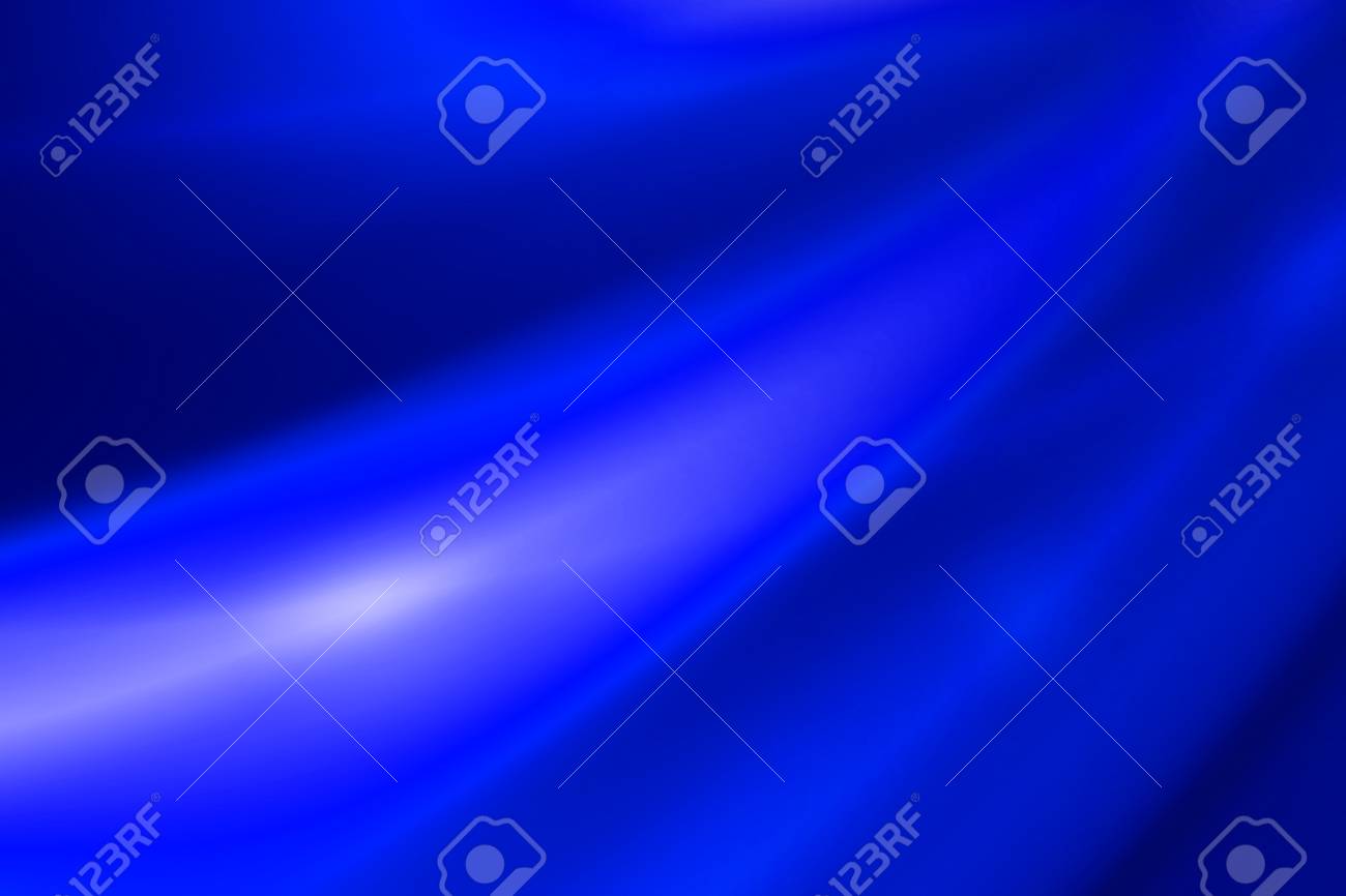 鮮やかな青の曲線の抽象的な背景 の写真素材 画像素材 Image