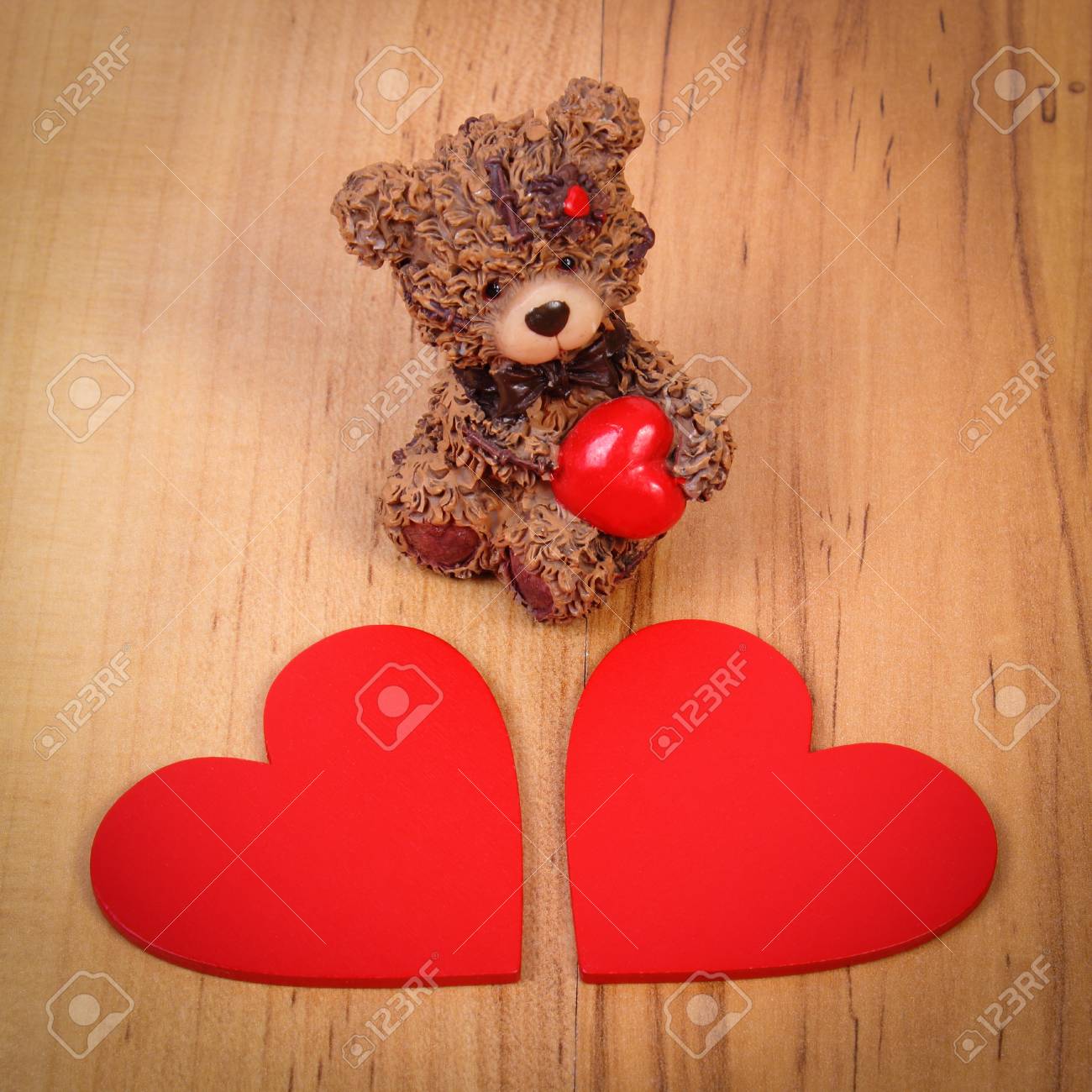 love symbol teddy bear