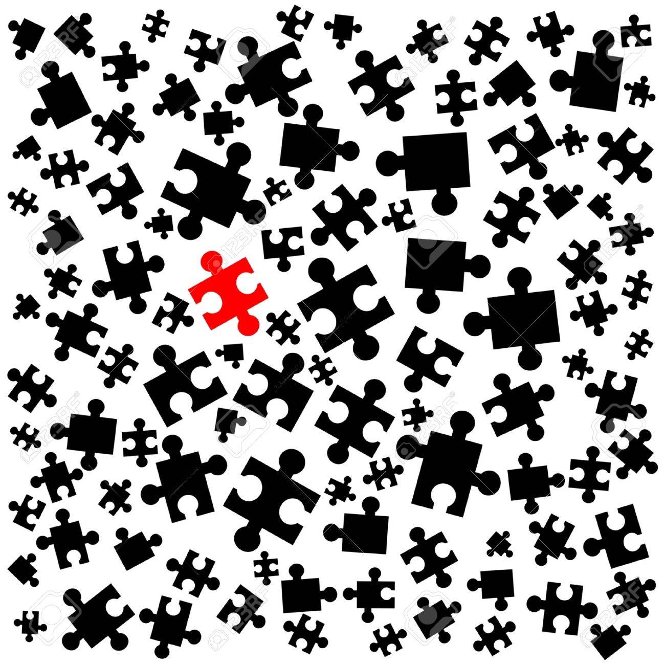 パズルのピースの抽象的な壁紙 のイラスト素材 ベクタ Image