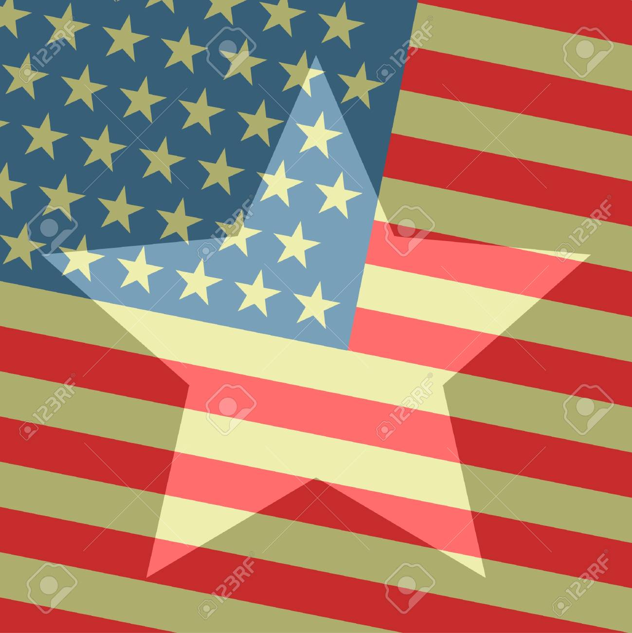 アメリカの壁紙 のイラスト素材 ベクタ Image