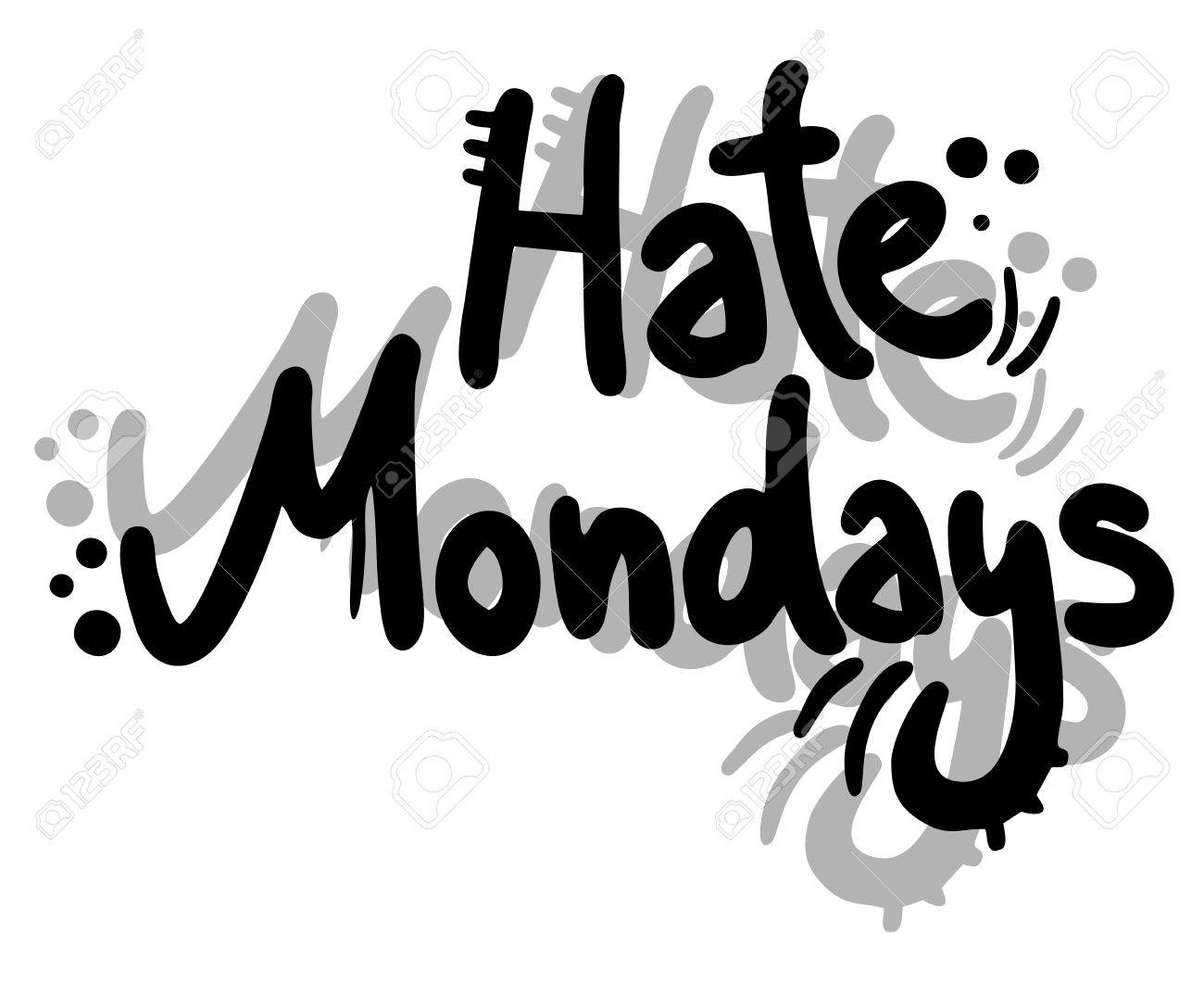 月曜日が嫌い のイラスト素材 ベクタ Image