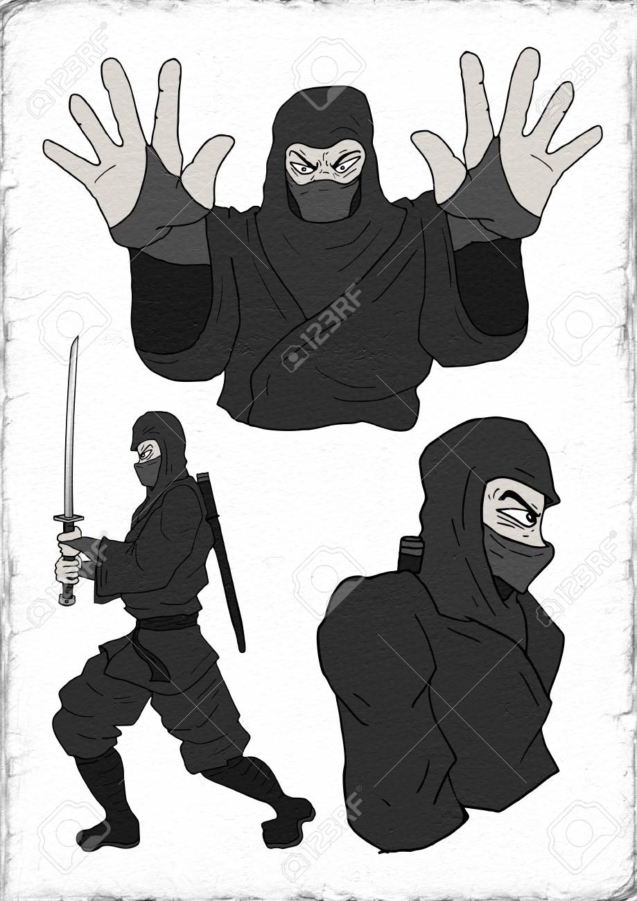 忍者イラスト の写真素材 画像素材 Image