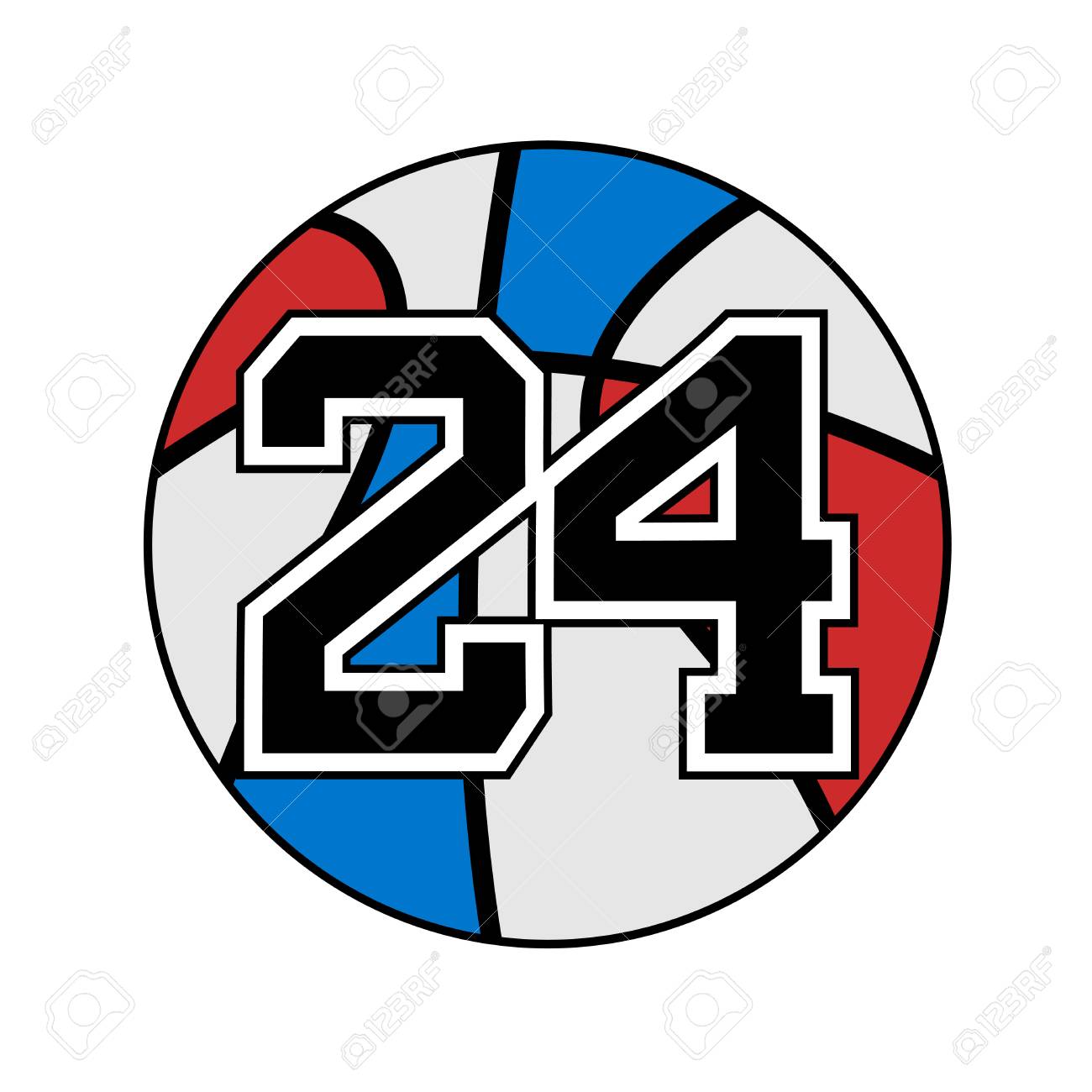 basketball number 24