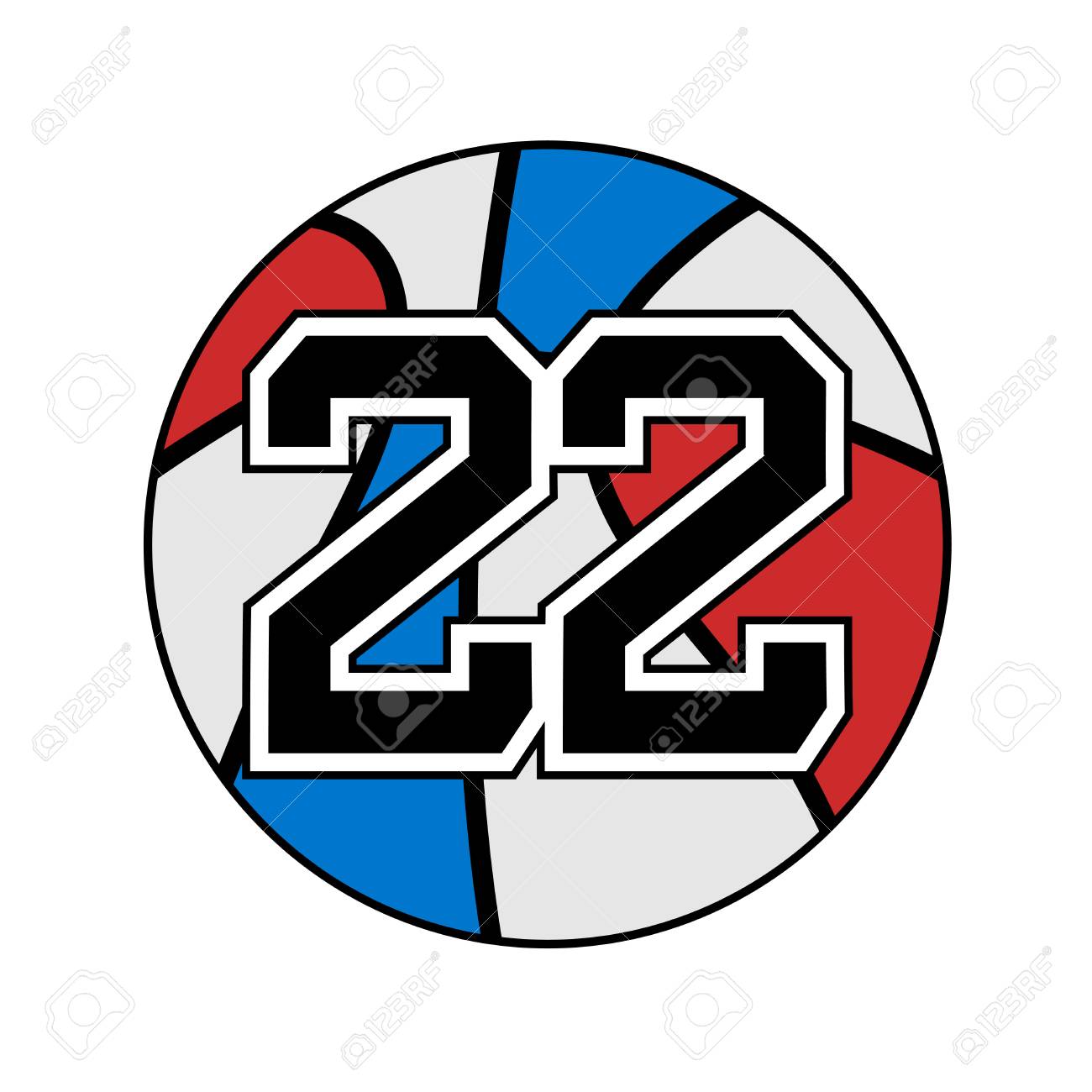 basketball number 22