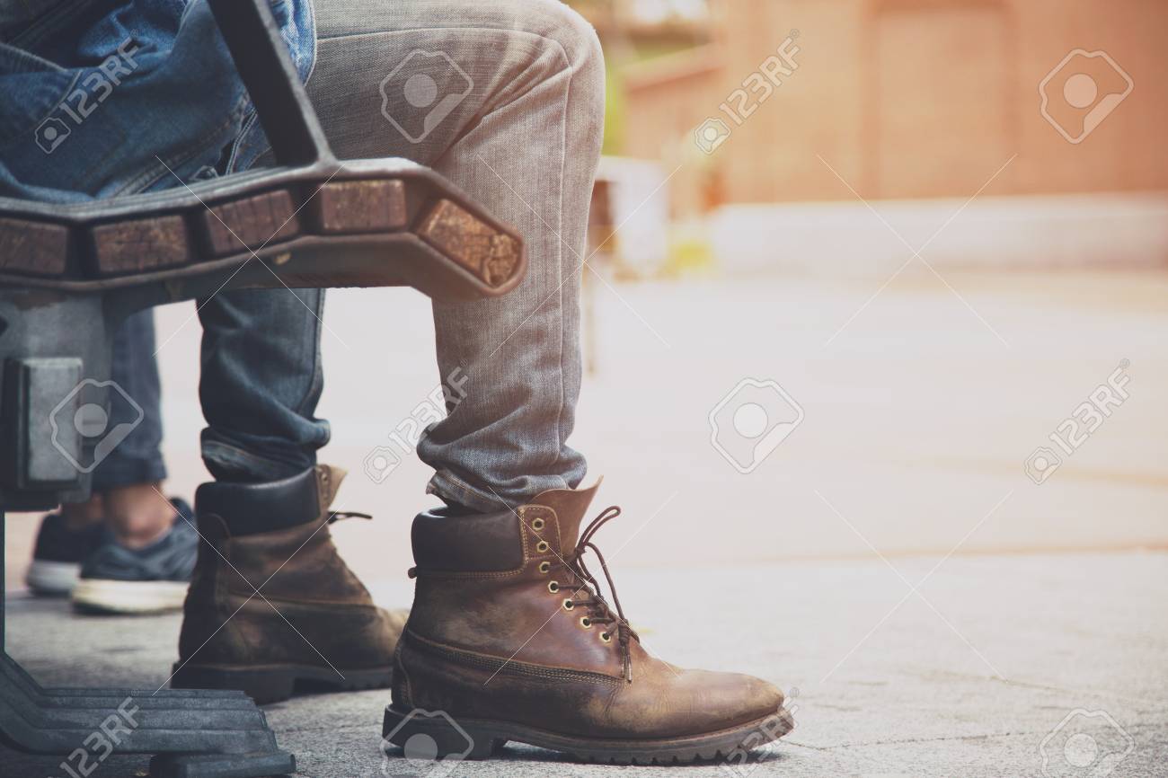 hipster leather boots