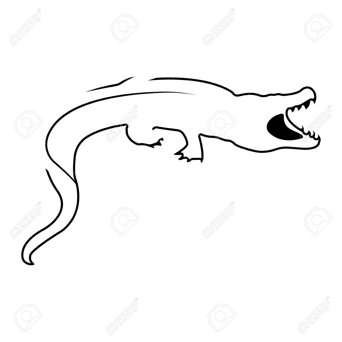 crocodile symbol logo