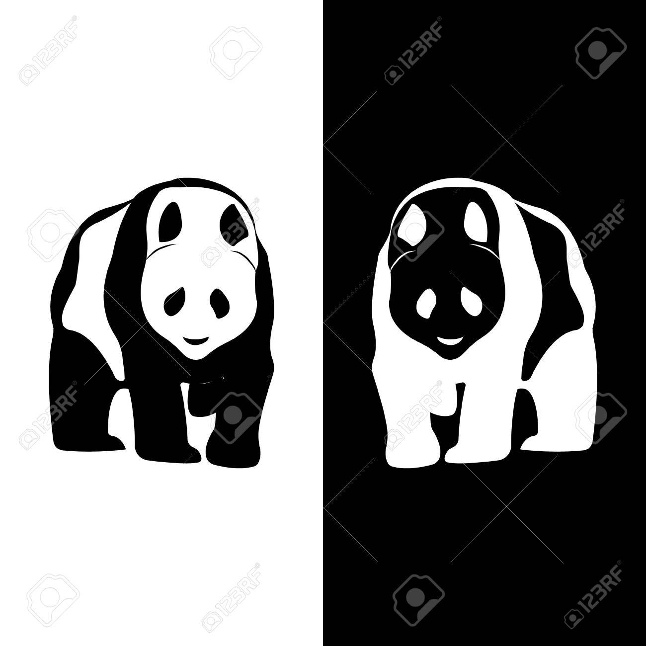 design de símbolo de sinal de ícone de desenho de panda 10158472 PNG