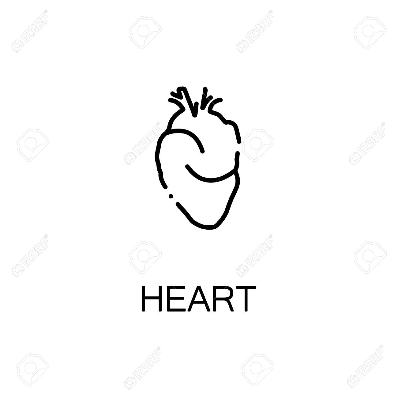 Resultado de imagen de pictograma corazon humano