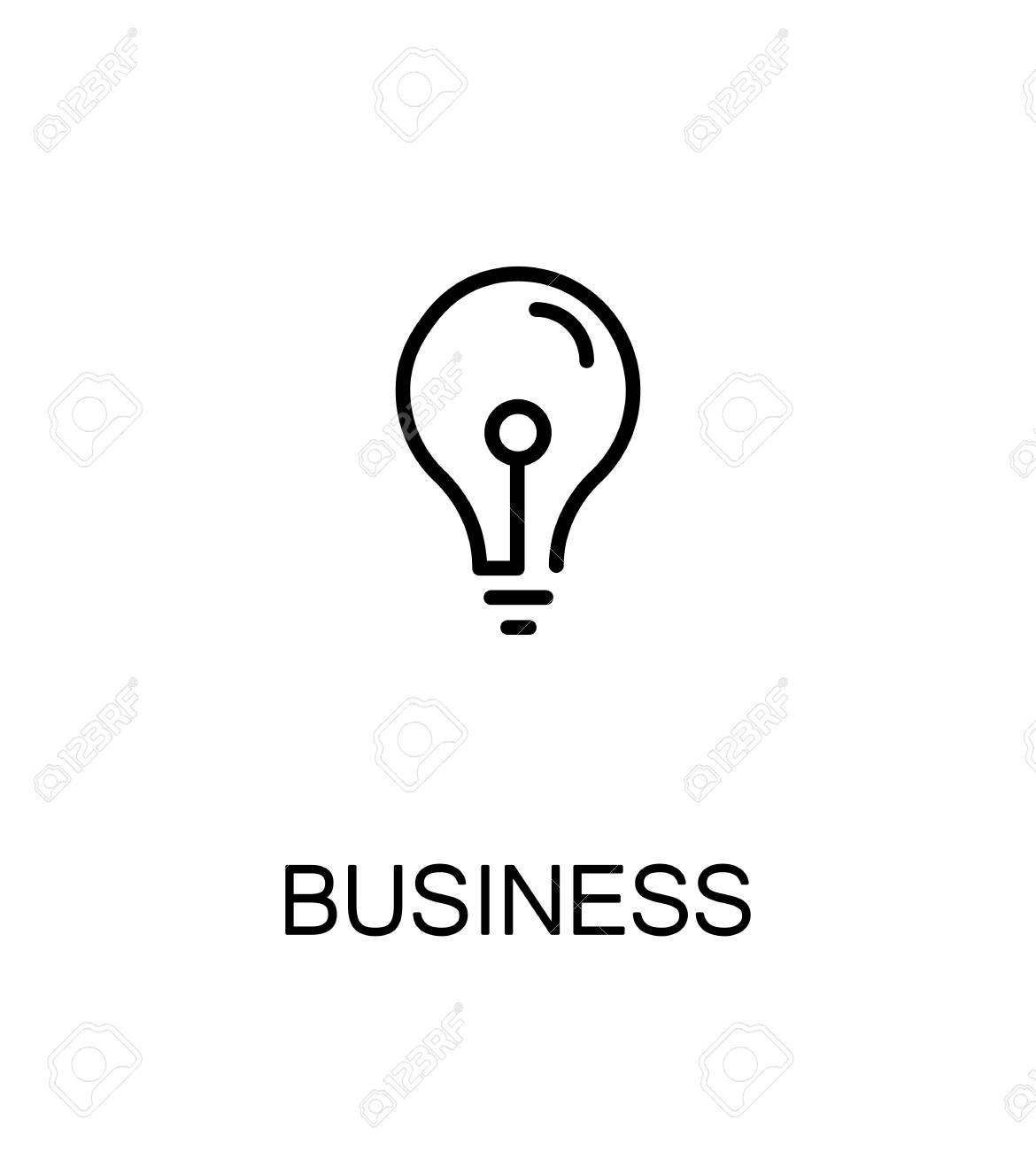 Business Icon. Single High Quality Outline Symbol For Web Design Or Mobile  App. Thin Line Sign For Design Logo. Black Outline Pictogram On White  Background Royalty Free SVG, Cliparts, Vectors, and Stock, image size:1170x1300