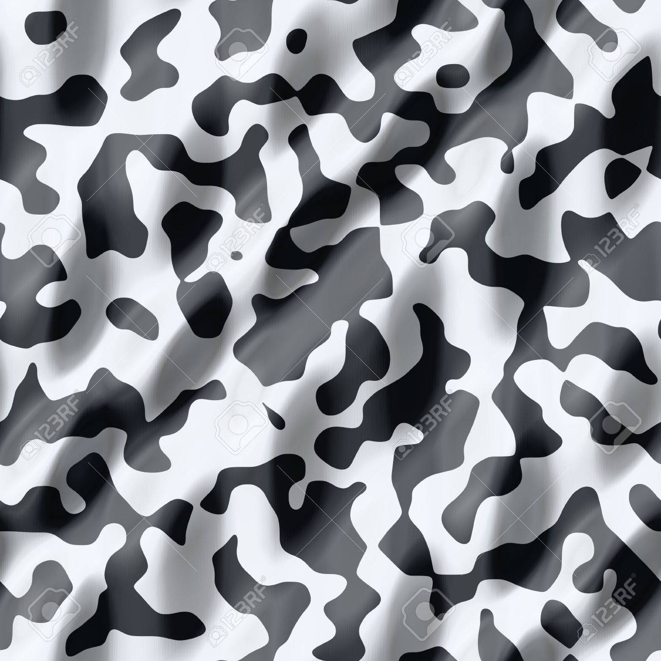 Seamless Abstract Pattern Of Black And White Ubran Camo Or Leather Stock Photo Picture And Royalty Free Image Image
