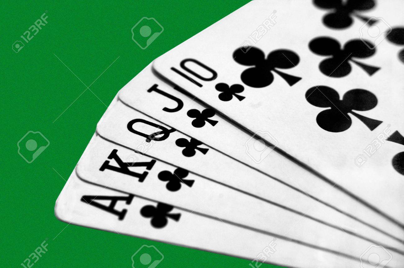 A 5 Card Draw Royal Flush Stock P O 3628376 A 5 Card Draw Royal Flush Stock P O 3628376