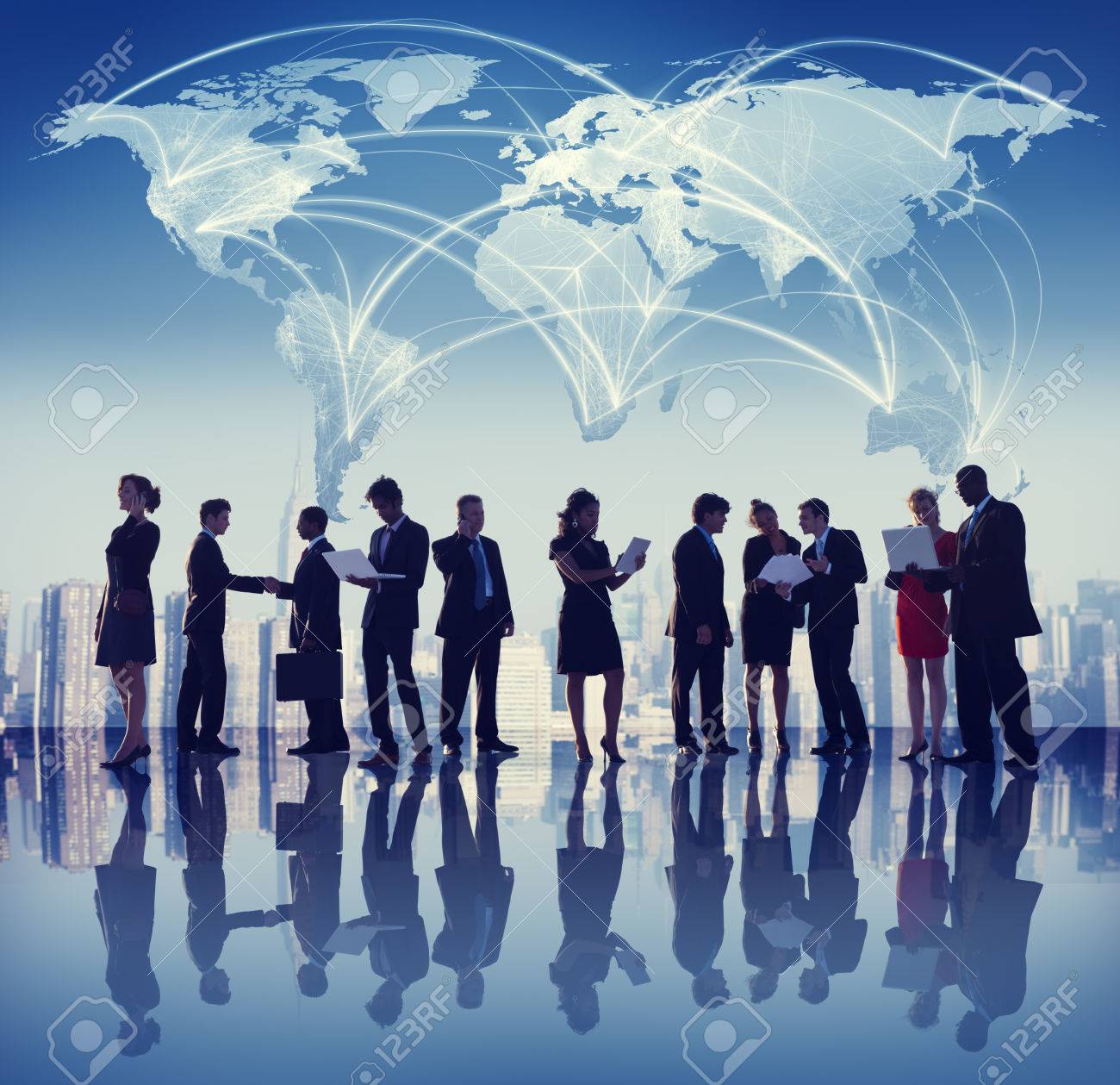Global Business People Meeting Working City Concept - 34402170 Global Business People Meeting Working City Concept - 34402170