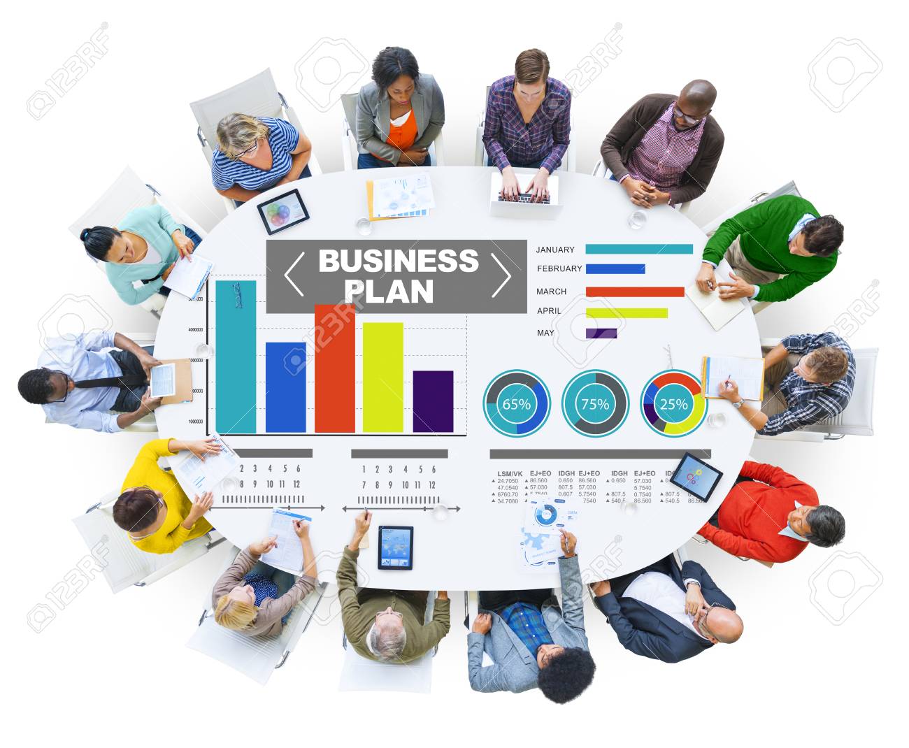 business plan graph brainstorming strategy idea info concept stock