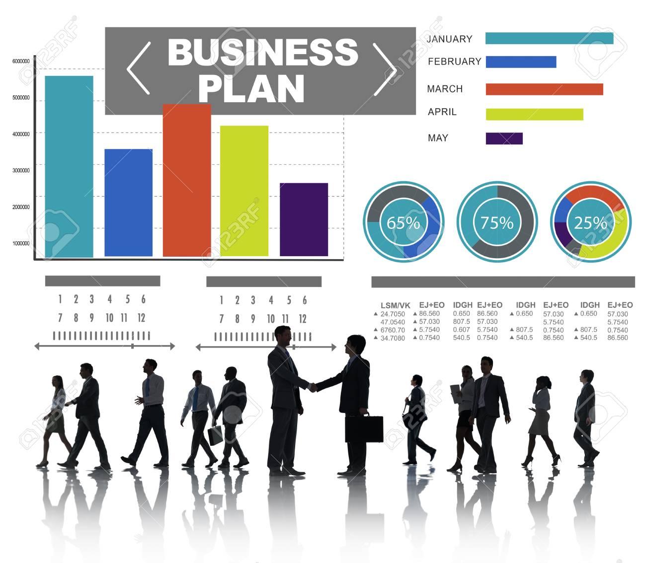 business plan graph brainstorming strategy idea info concept stock
