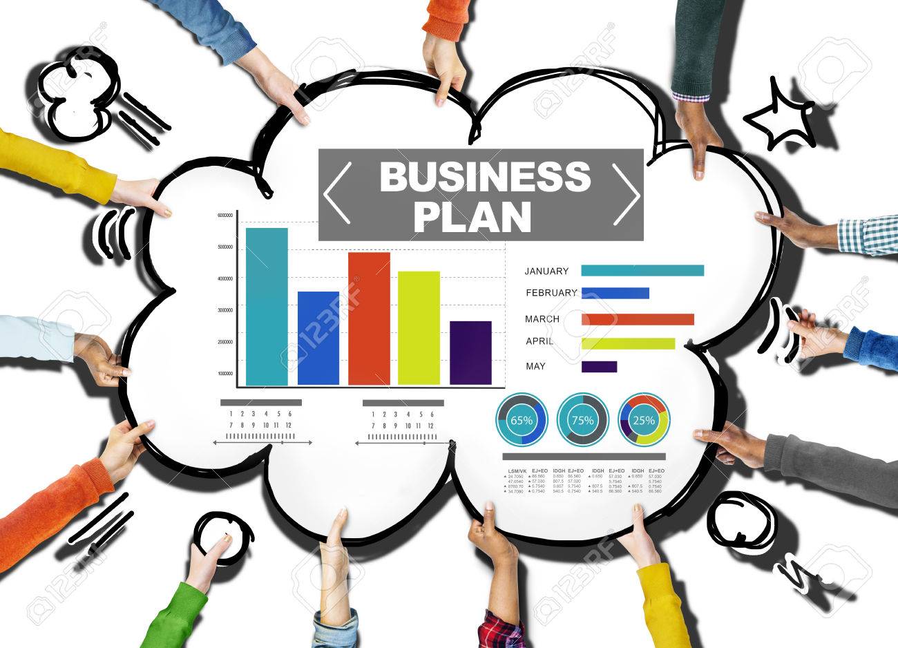 business plan graph brainstorming strategy idea info concept stock