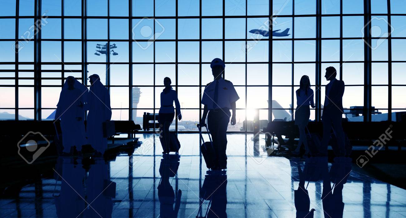 Back Lit Business People Traveling Airport Passenger Concept - 41324097 Back Lit Business People Traveling Airport Passenger Concept - 41324097