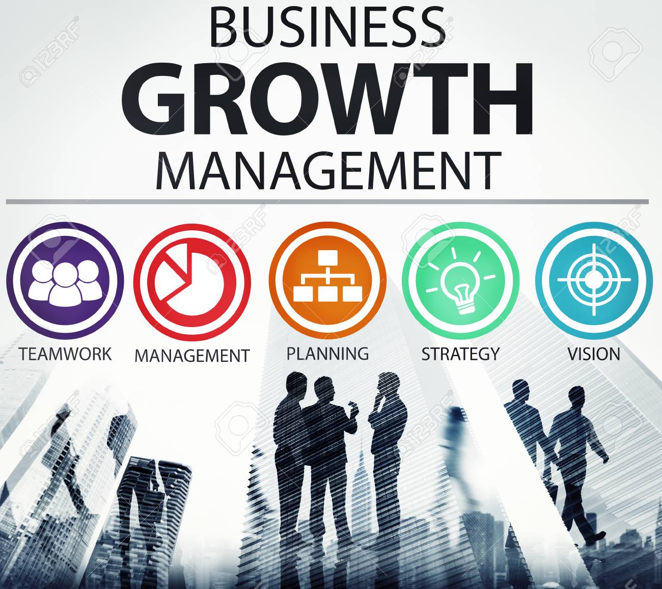 business strategy management mission success concept business strategy