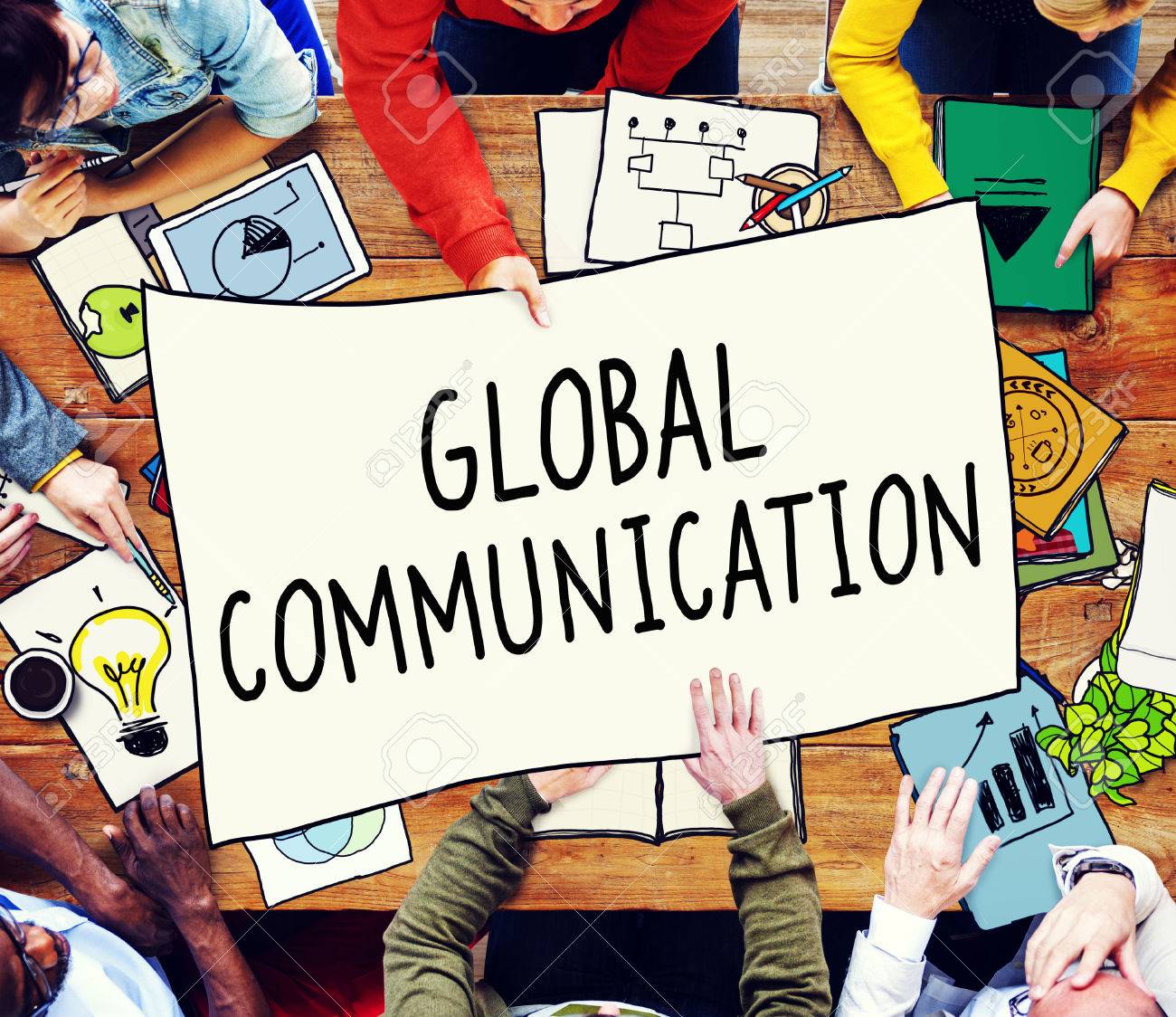 Global Communication Globalization Connection Communicate Concept 