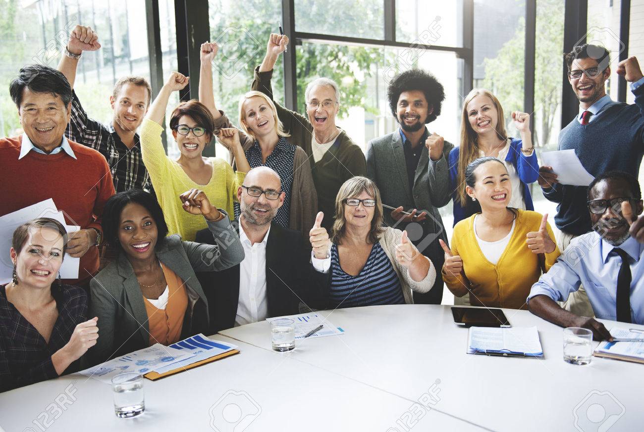 Business Team Success Achievement Arm Raised Concept - 52315490 Business Team Success Achievement Arm Raised Concept - 52315490
