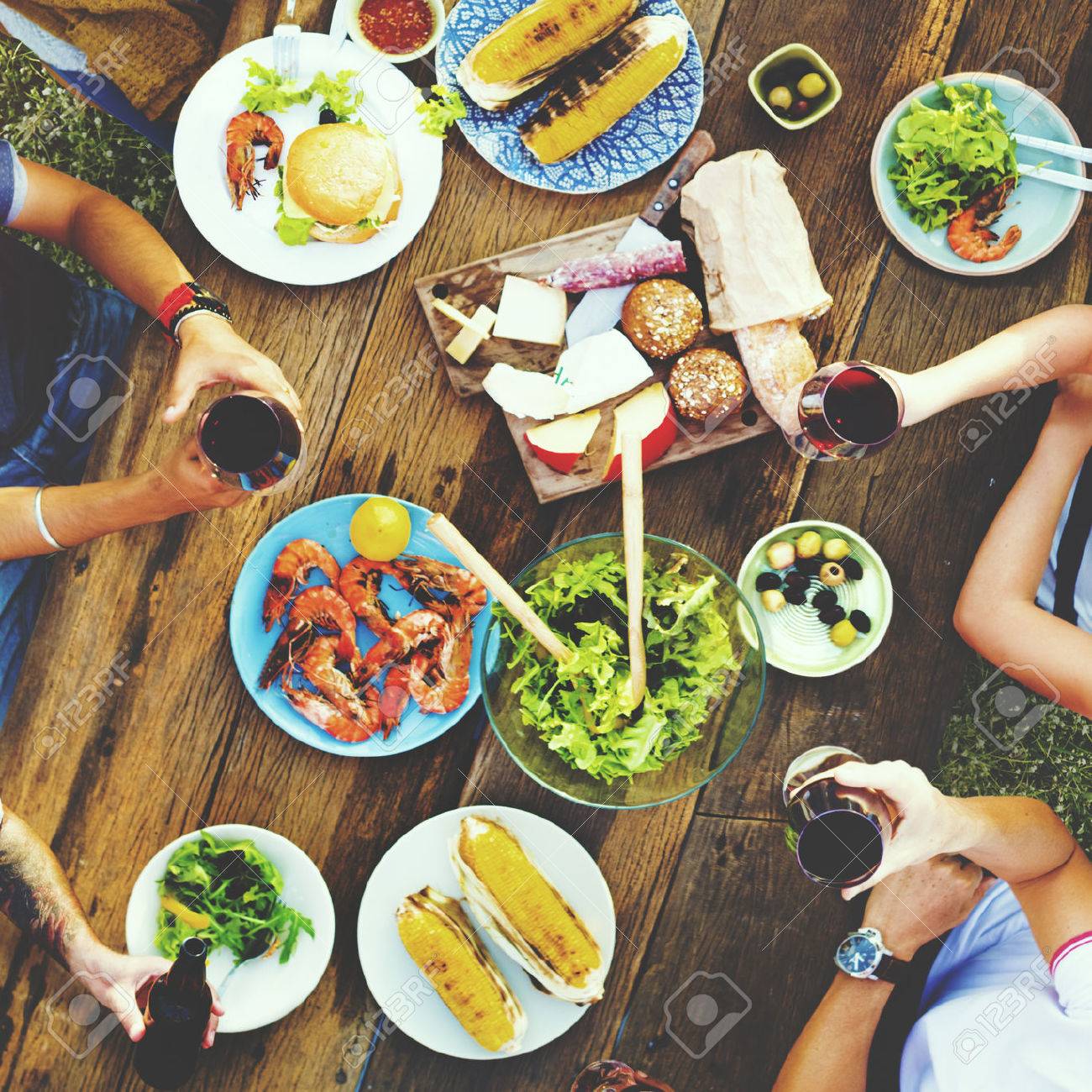 Friends Friendship Outdoor Dining People Concept - 53033079 Friends Friendship Outdoor Dining People Concept - 53033079