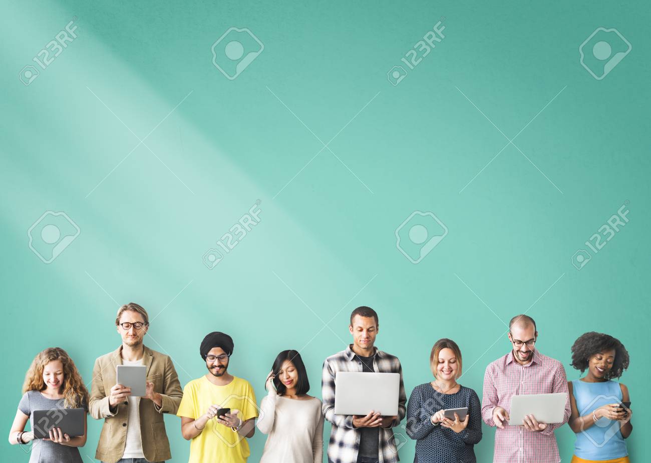 Group of People Connection Digital Device Concept - 53722065 Group of People Connection Digital Device Concept - 53722065