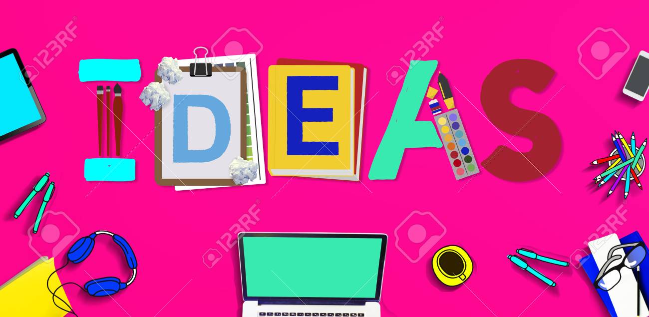 Ideas Creative Art Design Word Concept Stock Photo Picture And Royalty Free Image Image 53967192