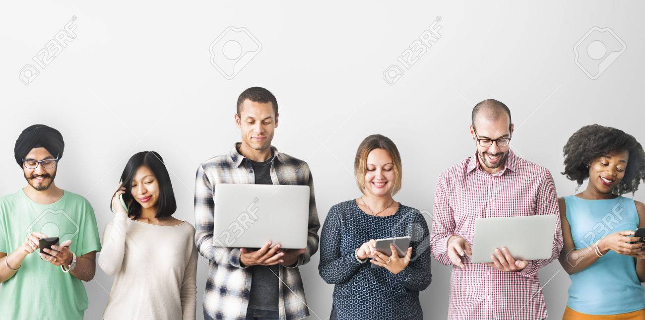 group of people connection