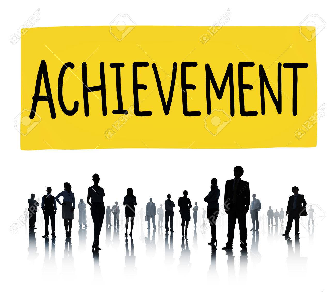 achievement goal target success accomplishment concept stock photo