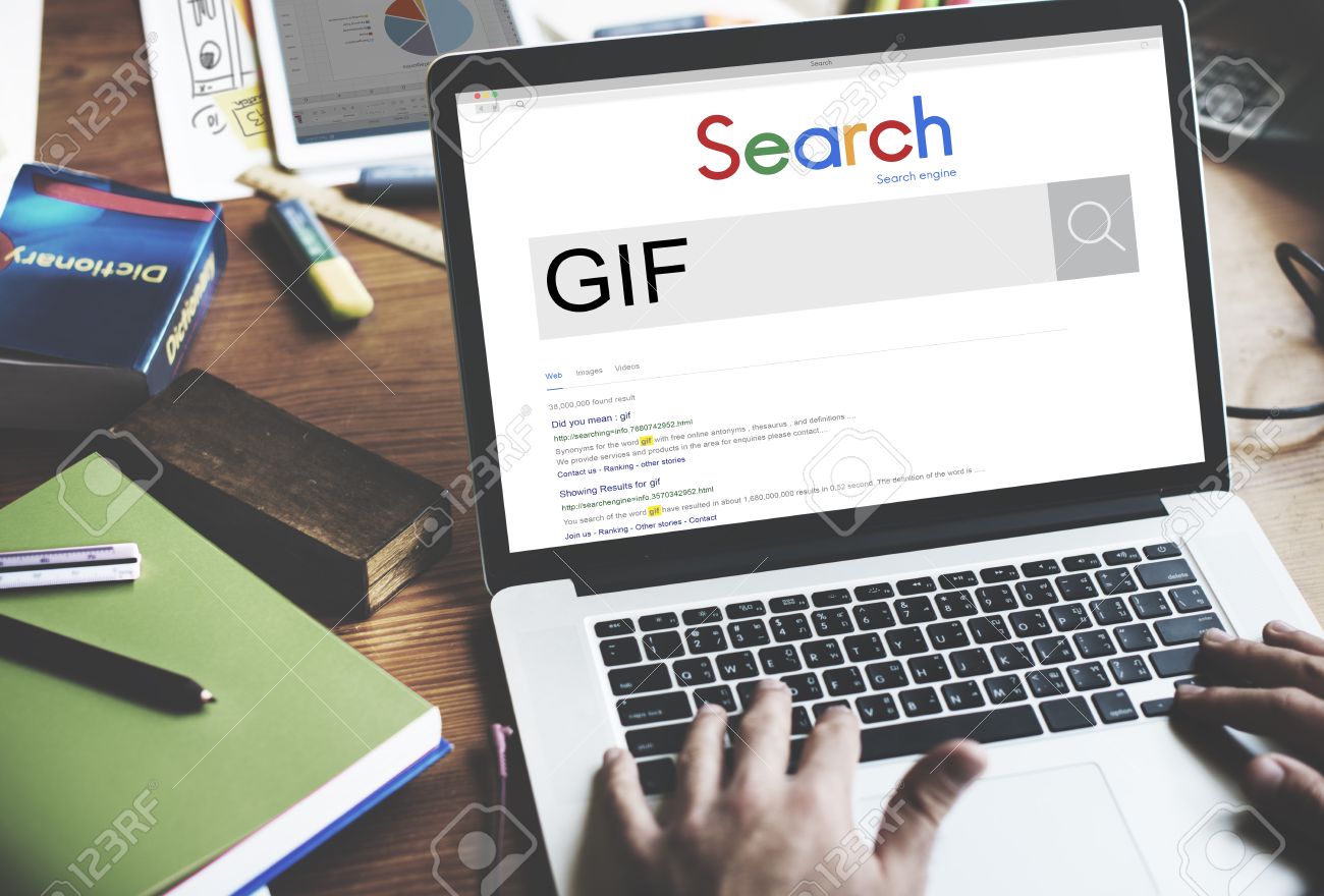 gif animated images graphics interchange format concept stock photo interchange format