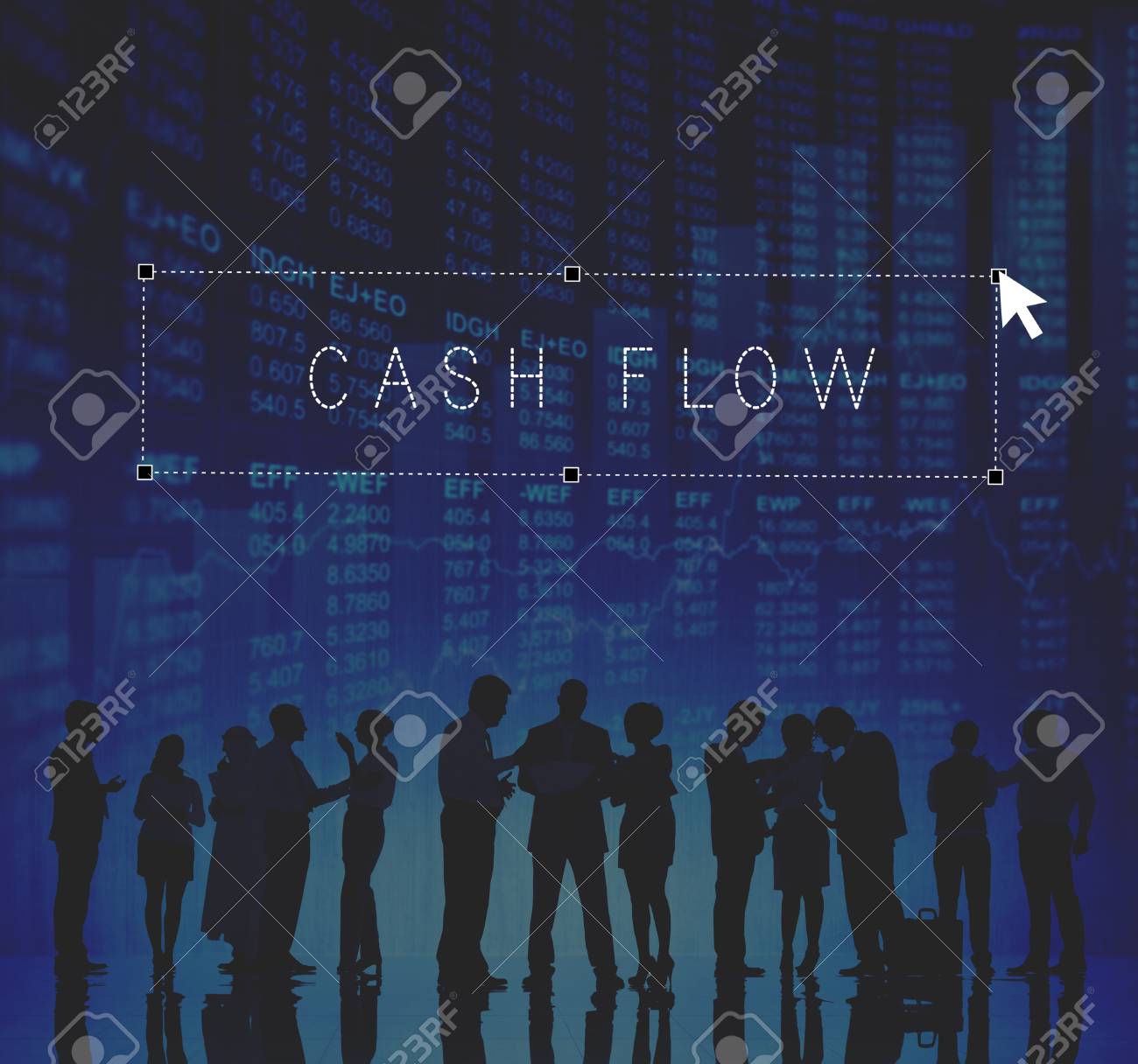 cash flow economy finance investment money concept stock photo