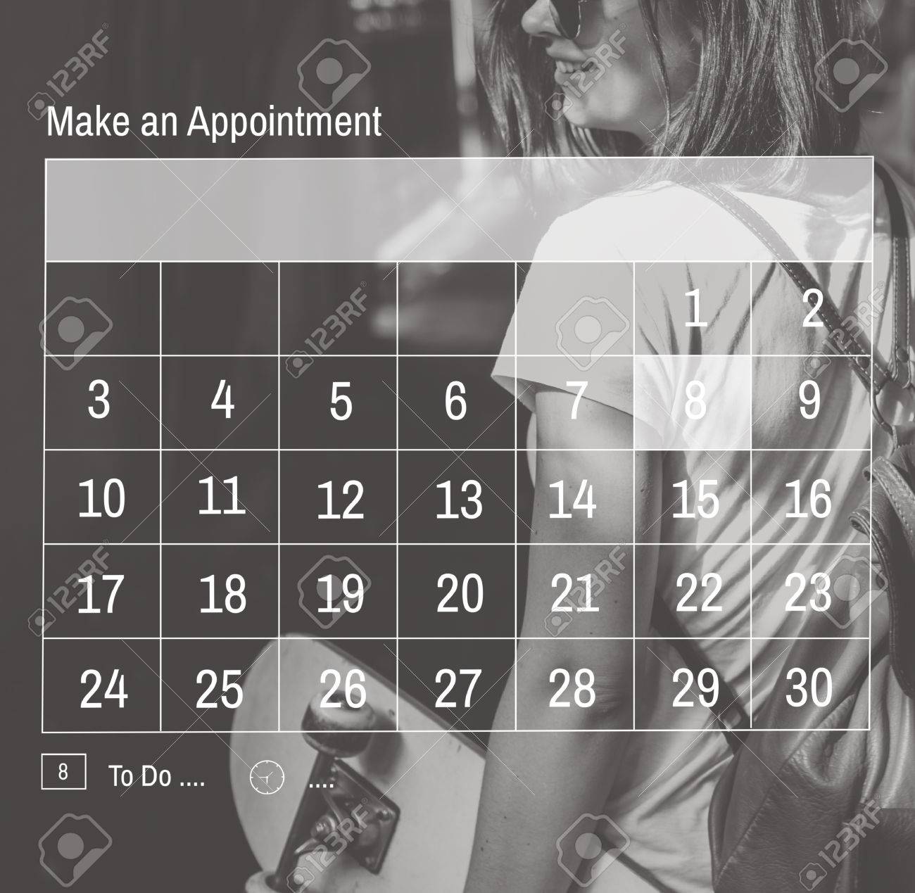 make an appointment calendar schedule organization planning concept make schedule calendar