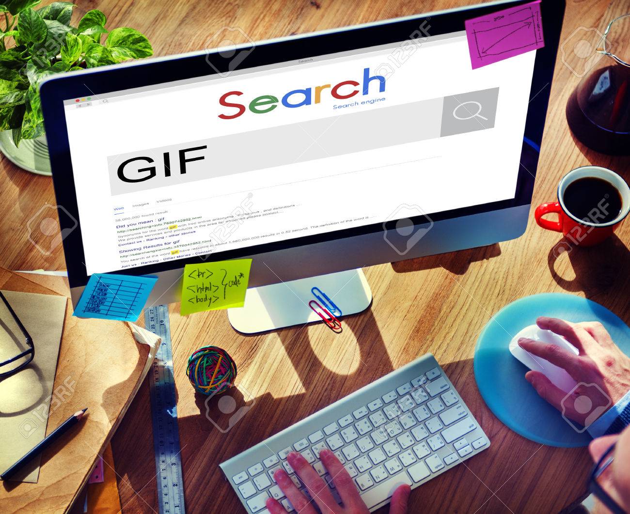 gif animated images graphics interchange format concept stock photo interchange format