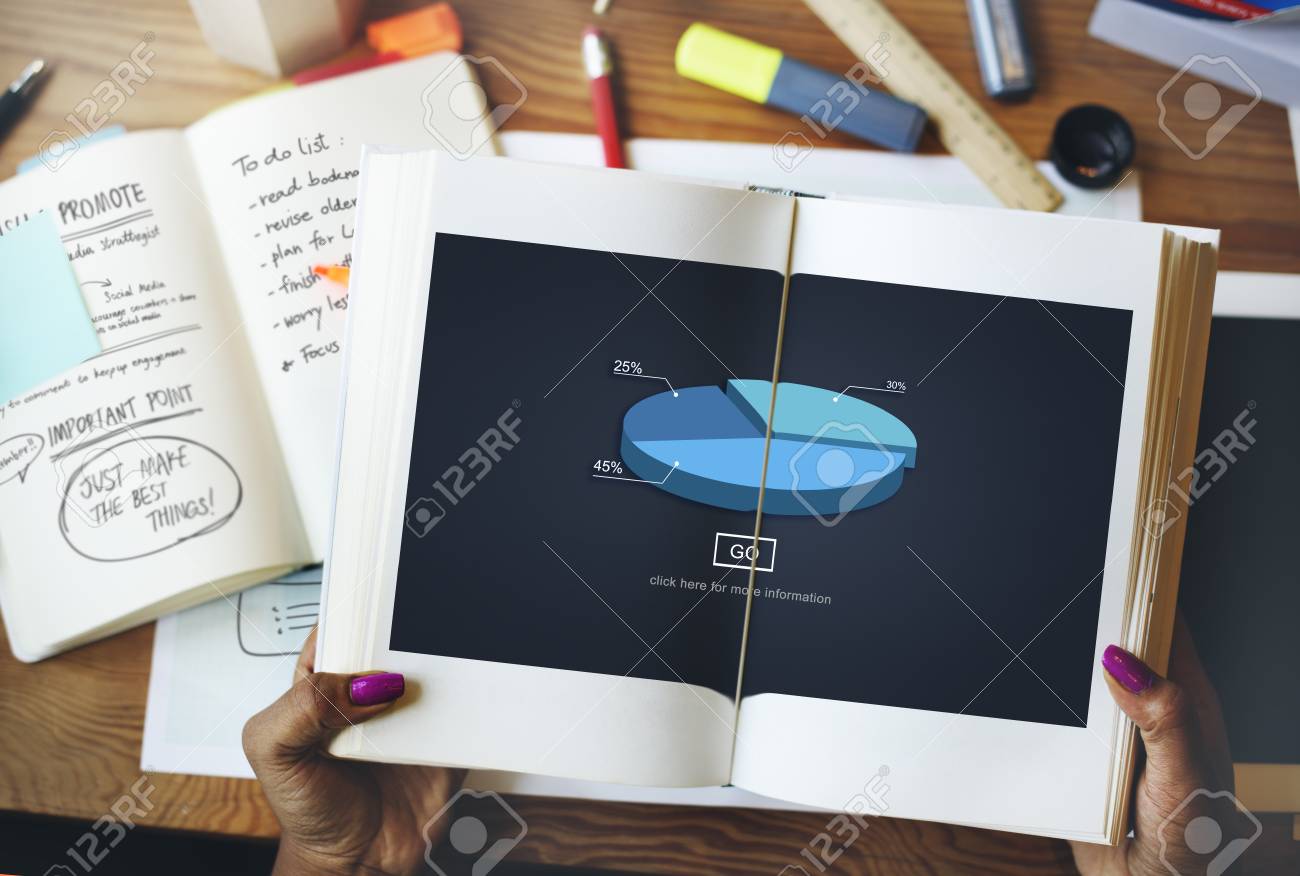 pie graph analysis statistics report concept stock photo picture how to make a pie graph on paper