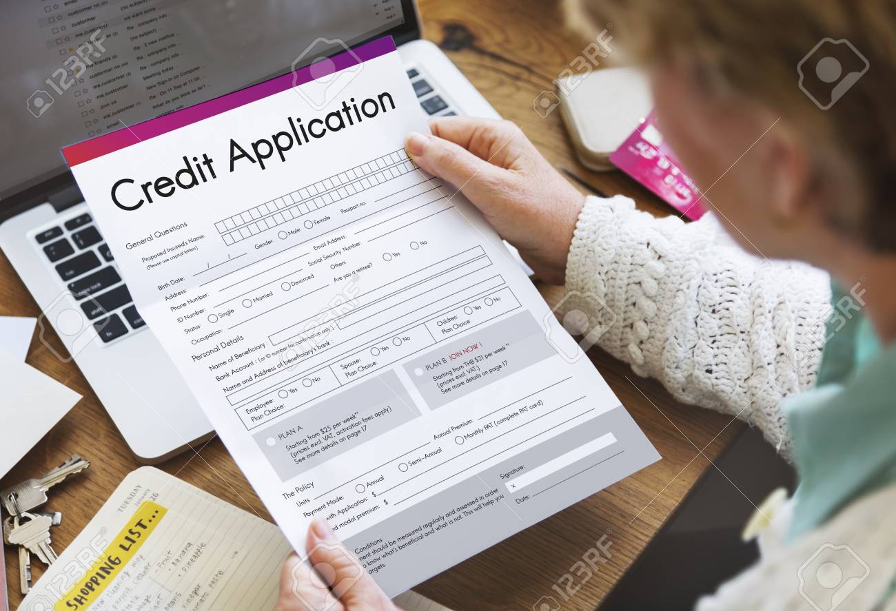 Credit Card Application Form Concept Stock Photo Picture And Royalty Free Image Image