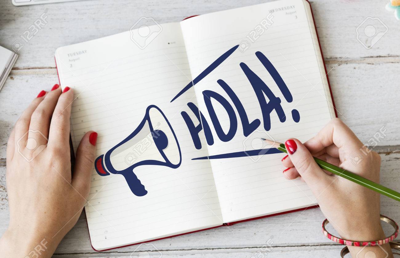 ボンジュール Ciao はいはいこんにちはこんにちは挨拶敬礼コンセプト の写真素材 画像素材 Image