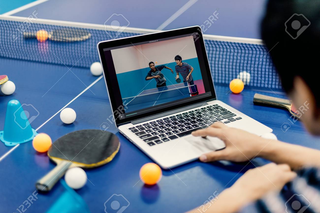 ピンポン卓球ゲーム スポーツ コンセプトの練習 の写真素材 画像素材 Image