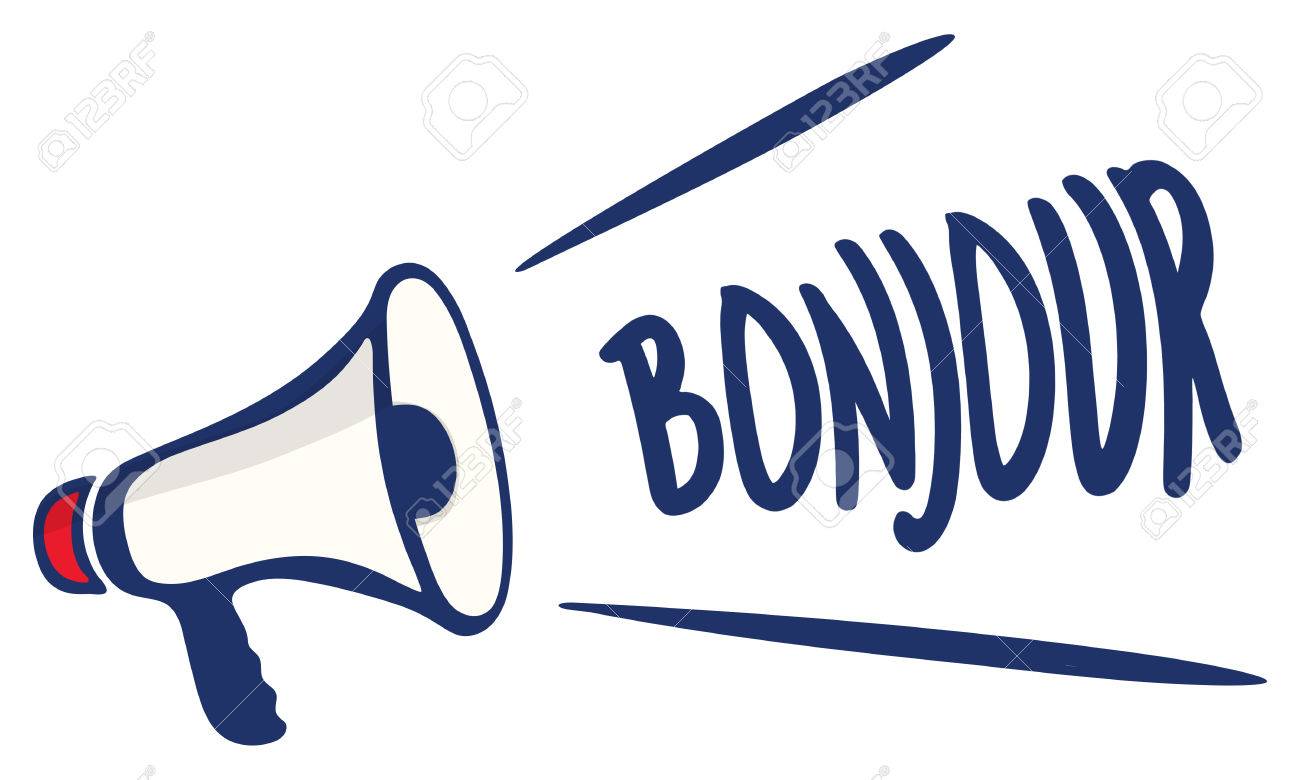 ボンジュール Ciao はいはいこんにちはこんにちは挨拶敬礼コンセプト の写真素材 画像素材 Image