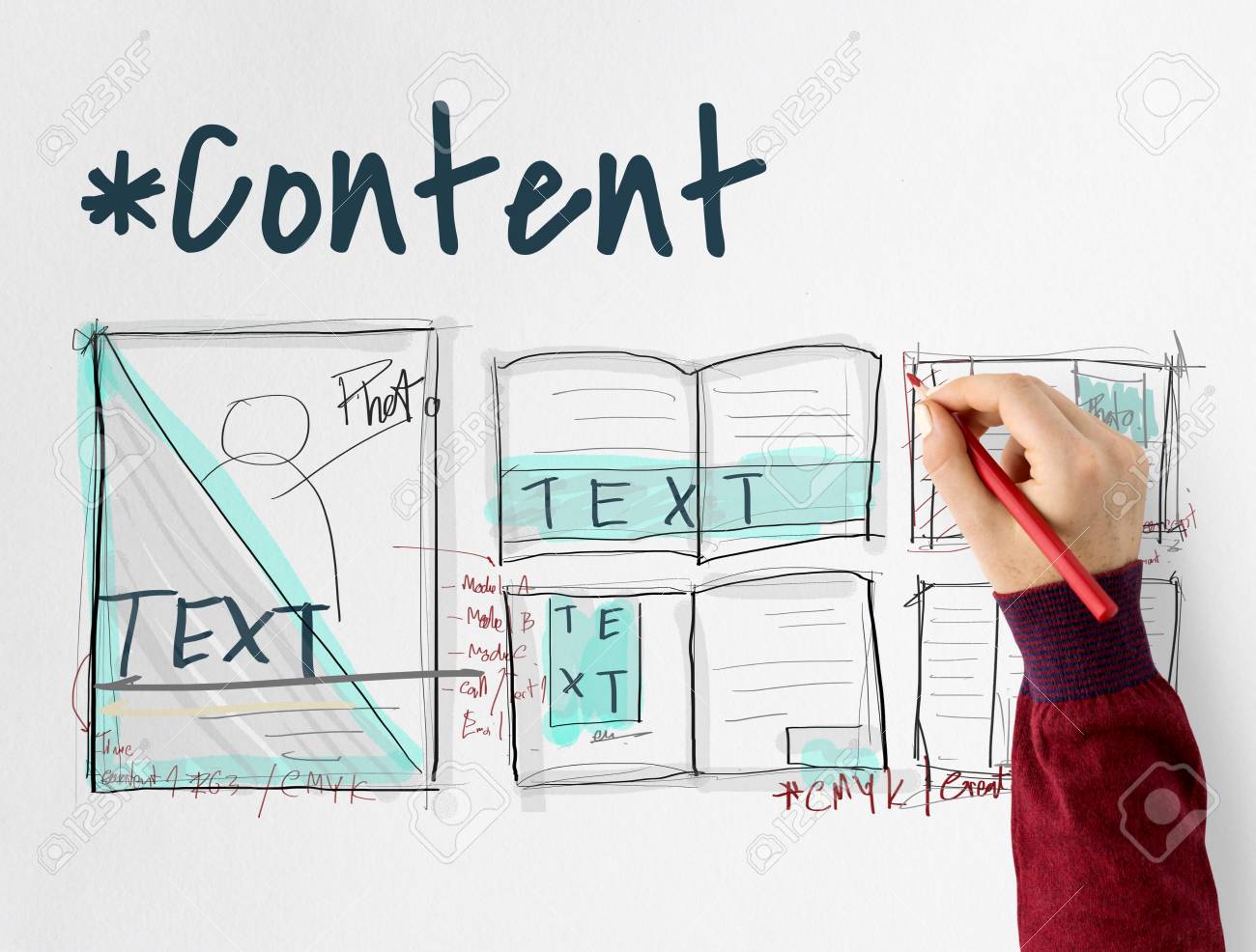 E Book Layout Design Draft Graphic Stock Photo Picture And Royalty Free Image Image