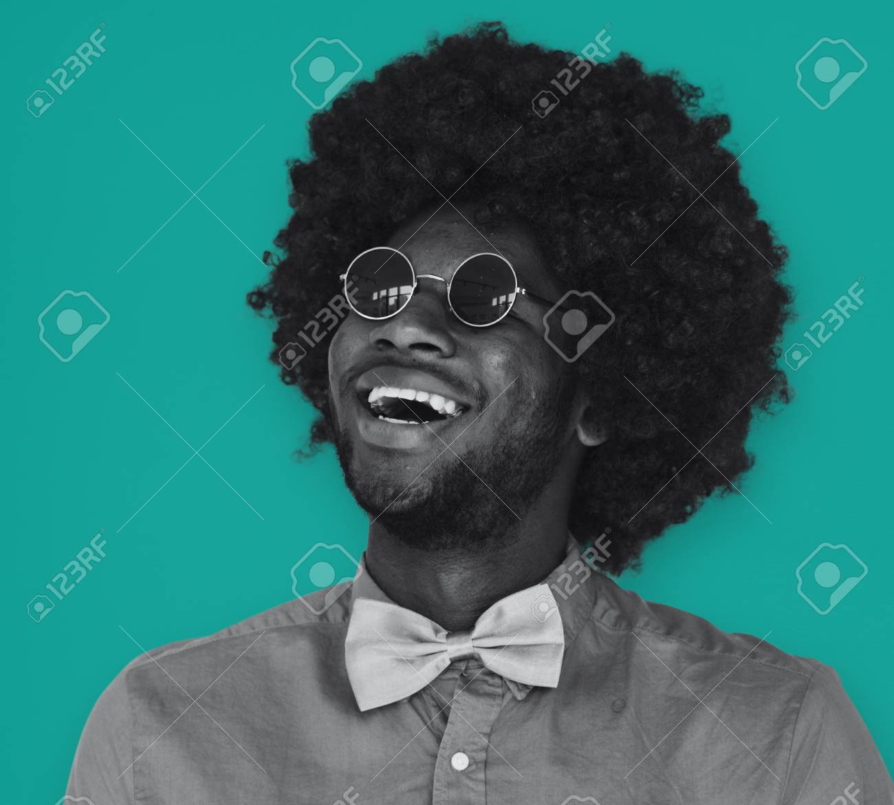 afro wig guy