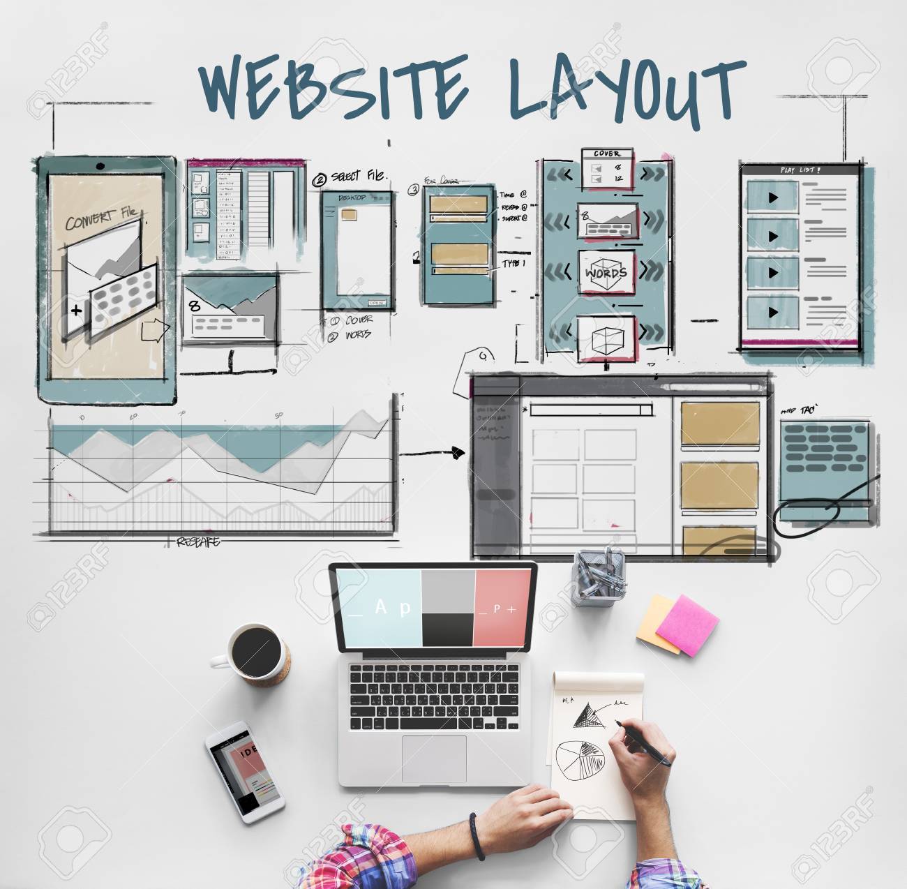 sketch website template