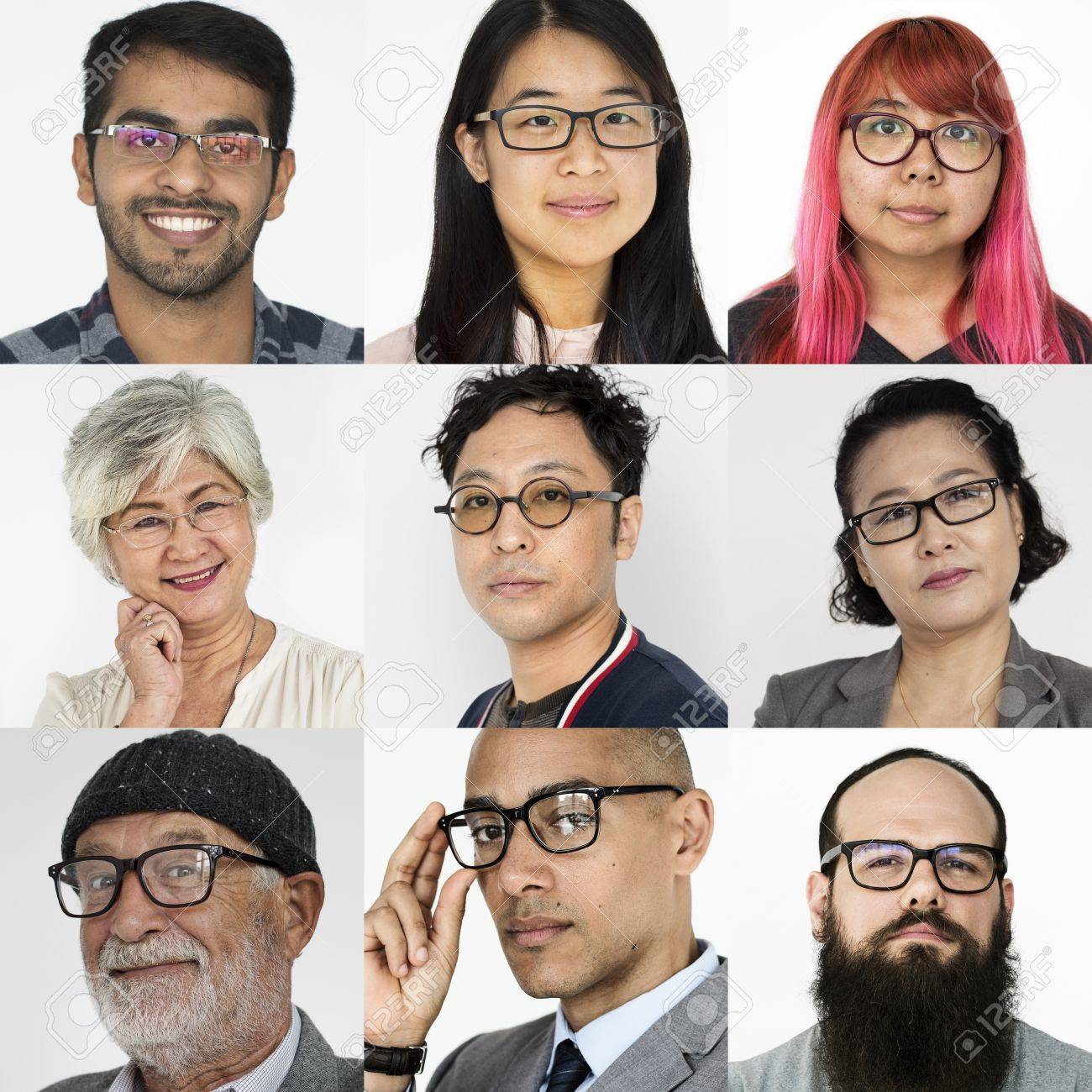 people wearing eyeglasses