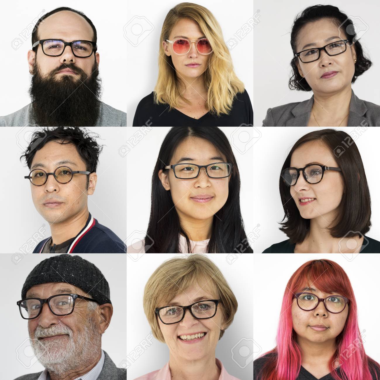 people wearing eyeglasses