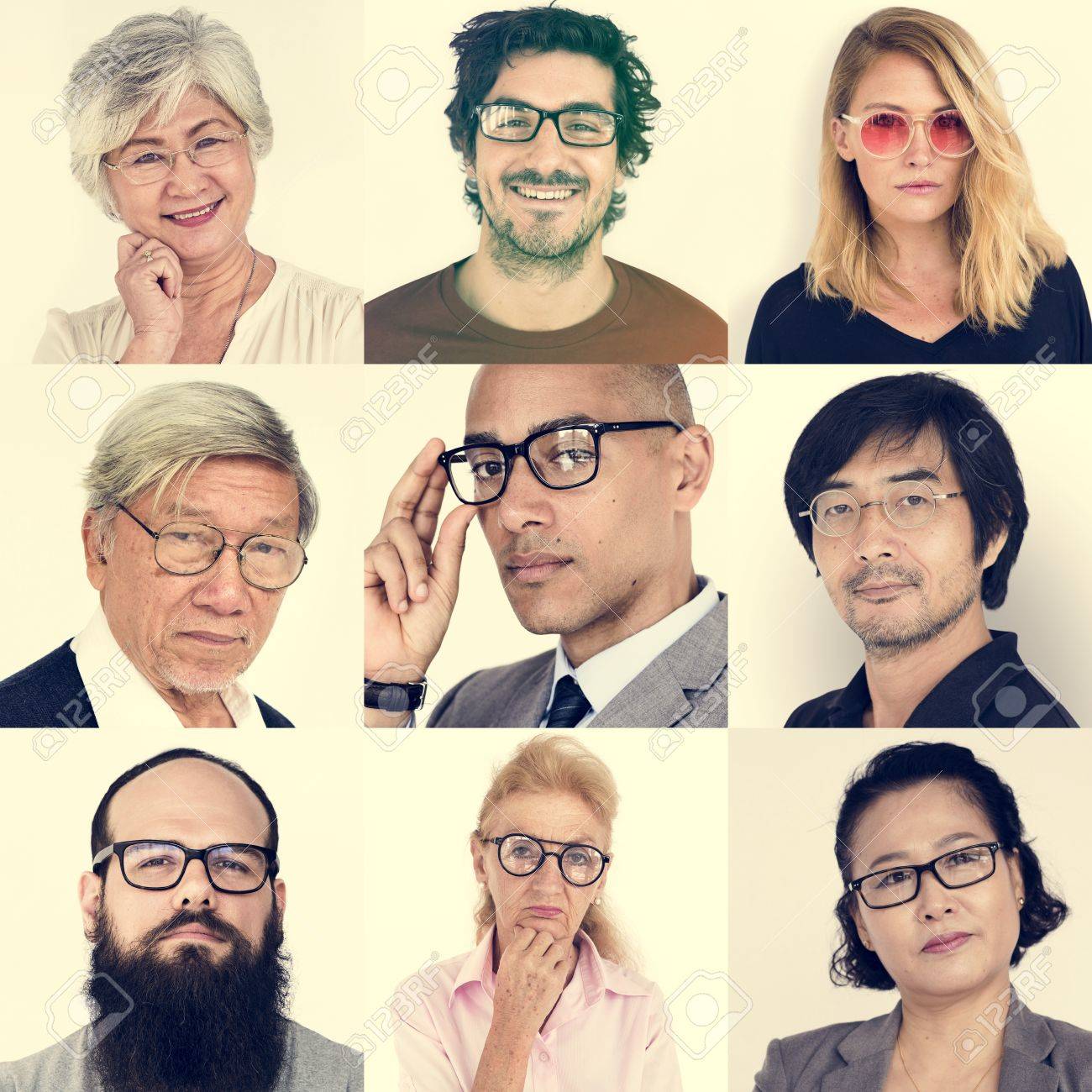people wearing eyeglasses