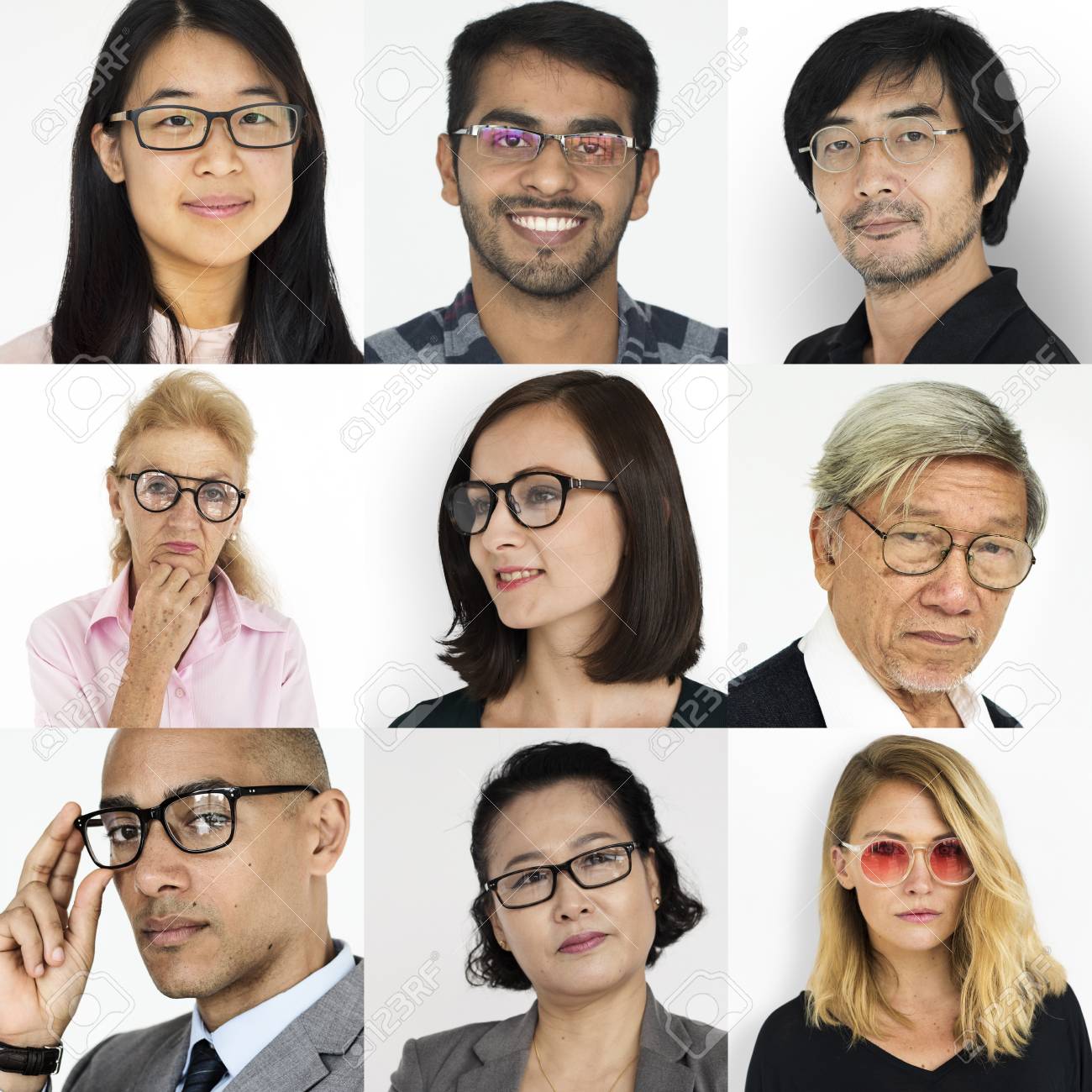 people wearing eyeglasses